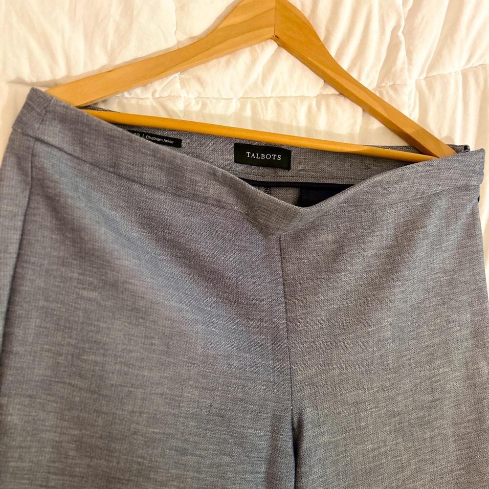 Talbots Chatham Ankle pants, size 12, fully lined, size zip + button.